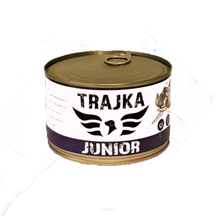 TRAJKA JUNIOR indyk z kurczakiem 410g